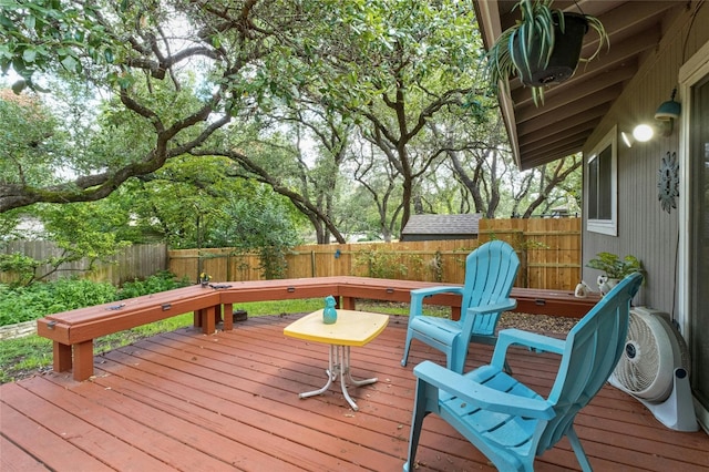 7110 Sungate Dr, Austin, TX 78731 - deck featuring a fenced backyard