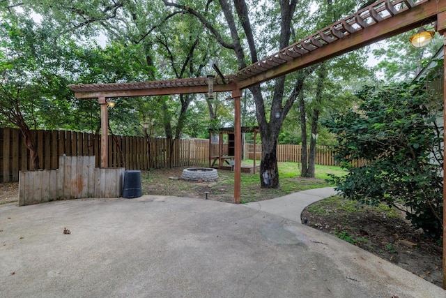 view of patio