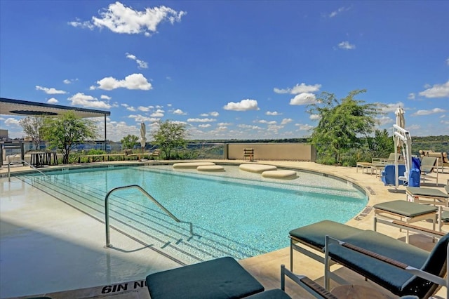44 E Ave Unit 1709, Austin, TX 78701 - community pool with a patio