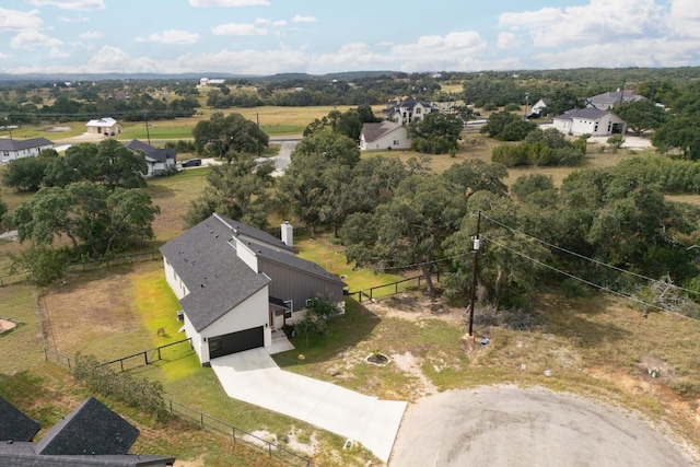103 Hans Bell Dr, Blanco, TX 78606 - aerial view of a tree filled landscape