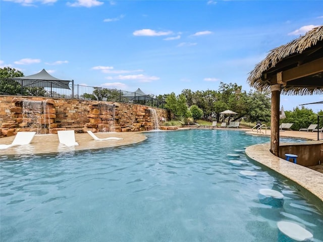 203 Maxwell Way, Austin, TX 78738 - view of swimming pool