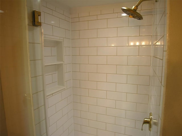 room details featuring tiled shower