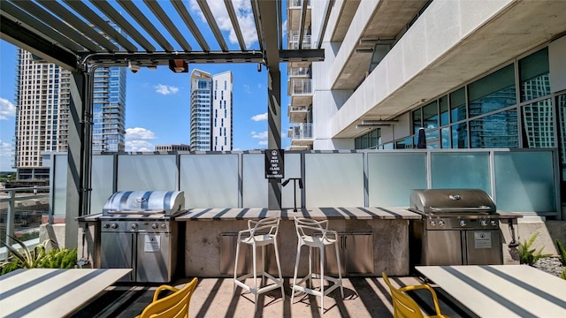 222 W Ave Unit 1503, Austin, TX 78701 - view of patio featuring a bar