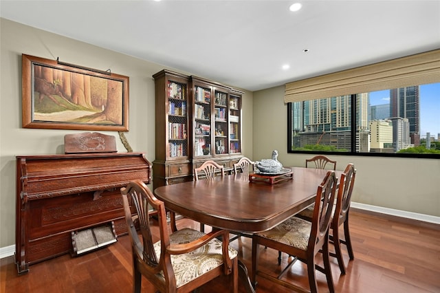 40 N Interstate Highway 35 Unit 8C1, Austin, TX 78701 - dining space with wood finished floors and recessed lighting