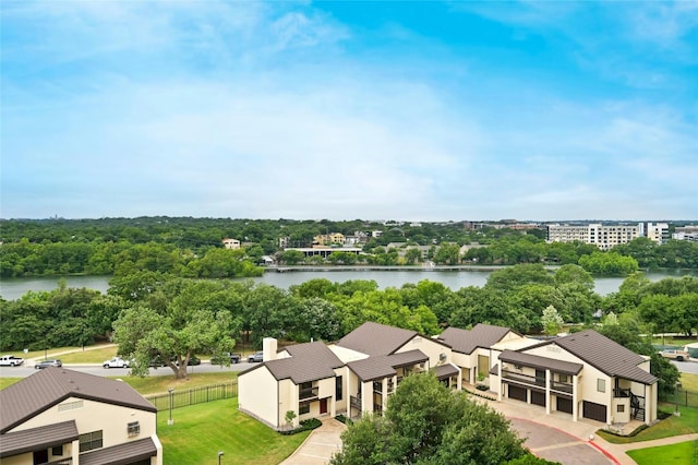 40 N Interstate Highway 35 Unit 8C1, Austin, TX 78701 - aerial view of a nearby body of water and a tree filled landscape