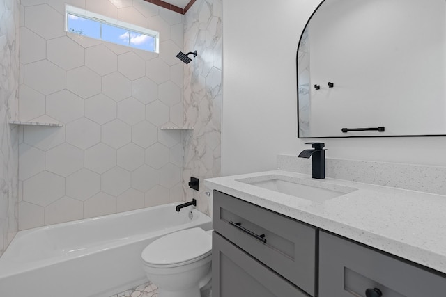 124 S Mockingbird Cir Unit A & B, Cedar Creek, TX 78612 - full bathroom with vanity and shower / tub combination