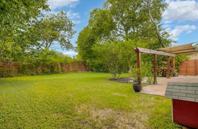 1511 Fairfield Dr, Austin, TX 78757 - view of yard featuring a patio area and a pergola