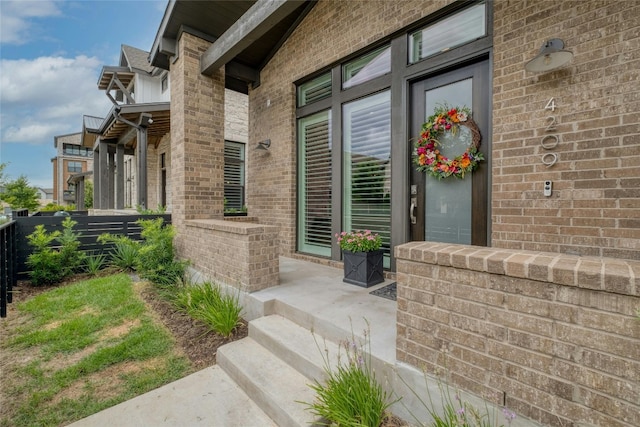 view of property entrance