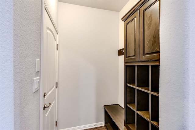 interior space with wood-type flooring