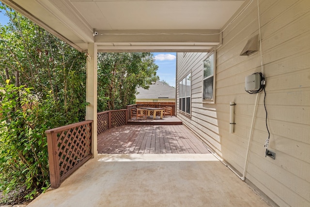 view of patio