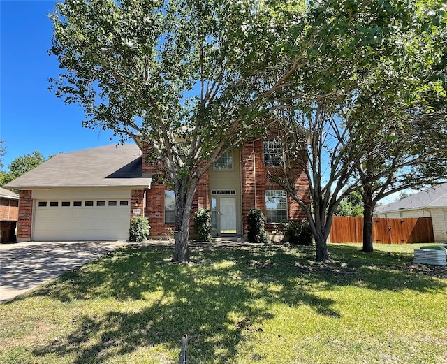 view of front of house featuring a front yard