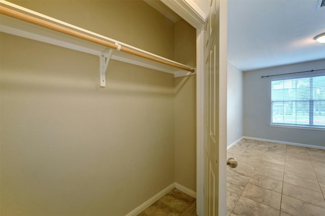 view of closet