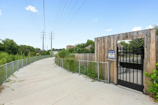 view of gate