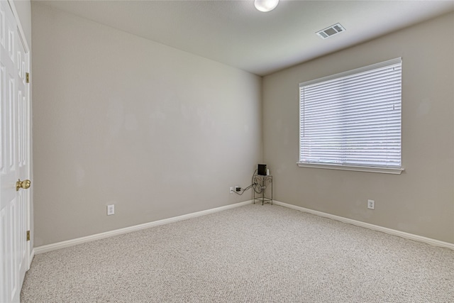 empty room with carpet floors