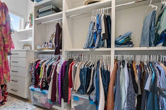 view of spacious closet