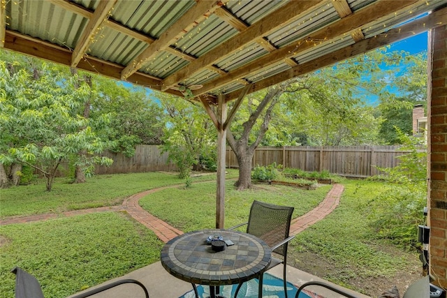 view of patio