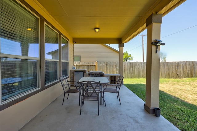 view of patio