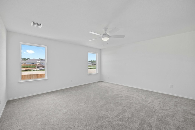 213 Skipping Stone Run, Georgetown, TX 78628 - carpeted empty room featuring a ceiling fan and baseboards