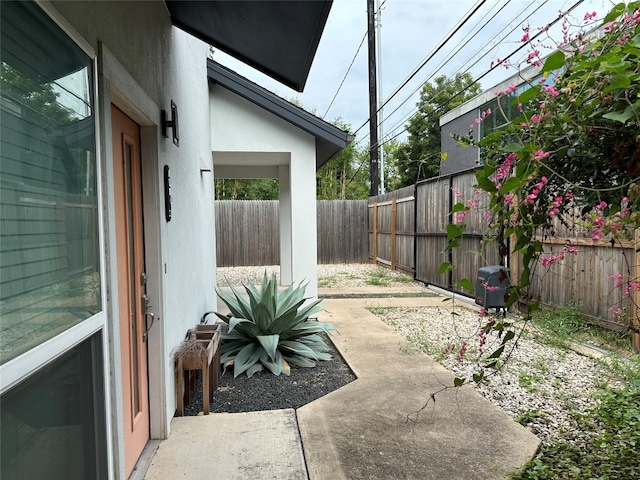 exterior space featuring a patio