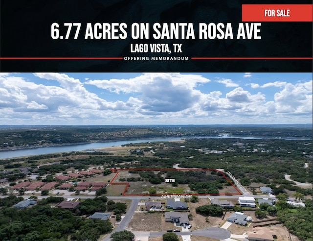 6.7 Santa Rosa Ave, Lago Vista TX, 78645 land for sale