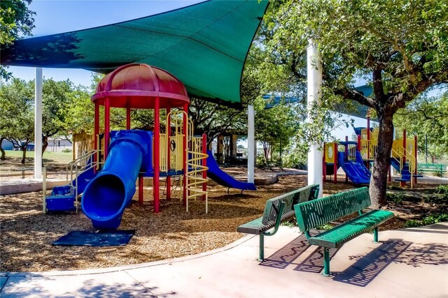 view of jungle gym