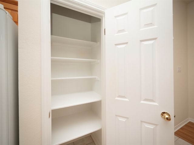 view of closet