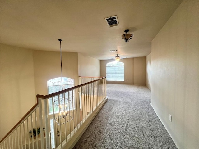 corridor with carpet