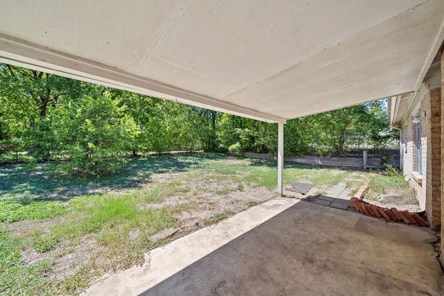 exterior space with a patio area