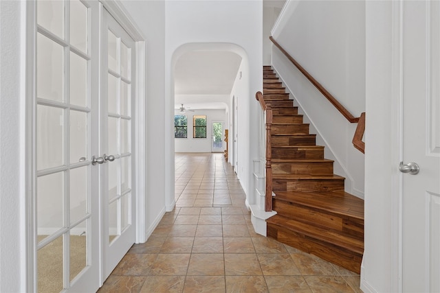 view of tiled entryway