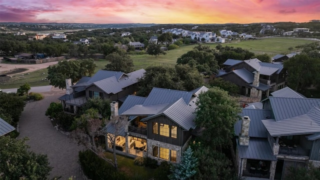 2105 Keeneland Cv Unit 6, Spicewood, TX 78669 - view of aerial view at dusk