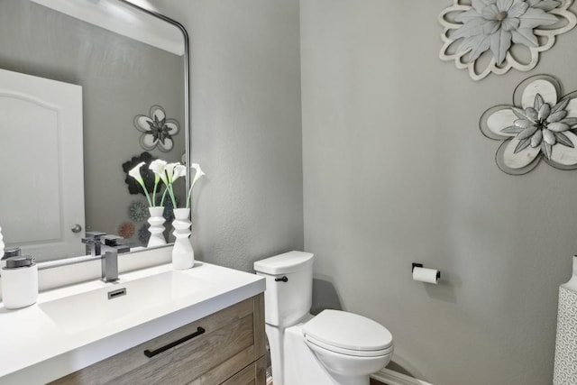 2717 Highland Trl, Leander, TX 78641 - half bathroom with toilet and vanity