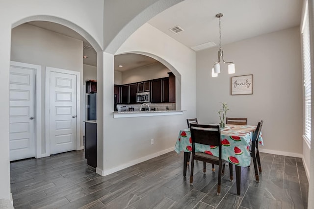 view of dining room