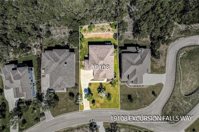 19108 Excursion Falls Way, Jonestown, TX 78645 - drone / aerial view