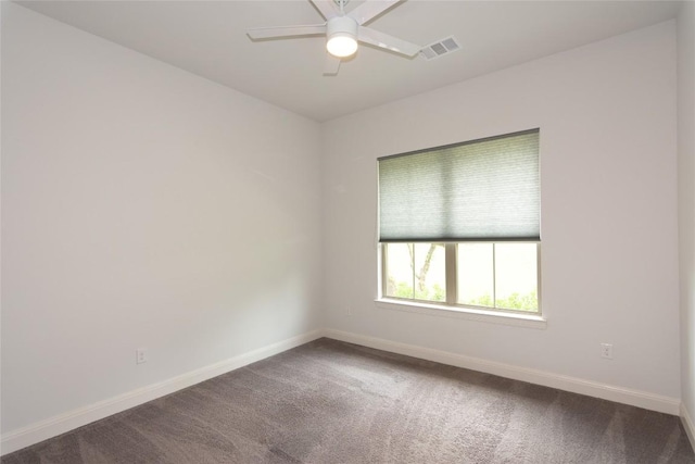 19108 Excursion Falls Way, Jonestown, TX 78645 - carpeted empty room featuring baseboards, a ceiling fan, and visible vents