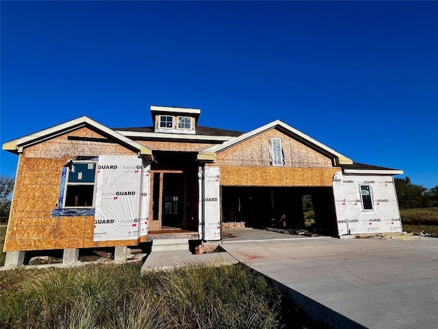 view of property under construction