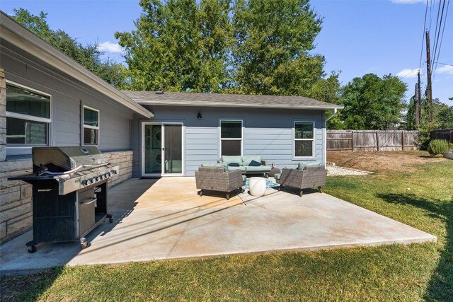 view of patio / terrace featuring area for grilling