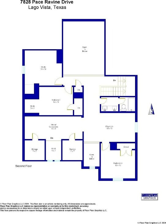7828 Pace Ravine Dr, Lago Vista, TX 78645 - plan
