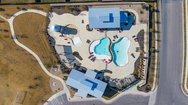 14601 Shooter Mc Gavin Dr, Manor, TX 78653 - aerial view of a pool