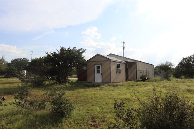 1619 Althaus Ranch Rd, Johnson City, TX 78636 - view of yard featuring an outdoor structure