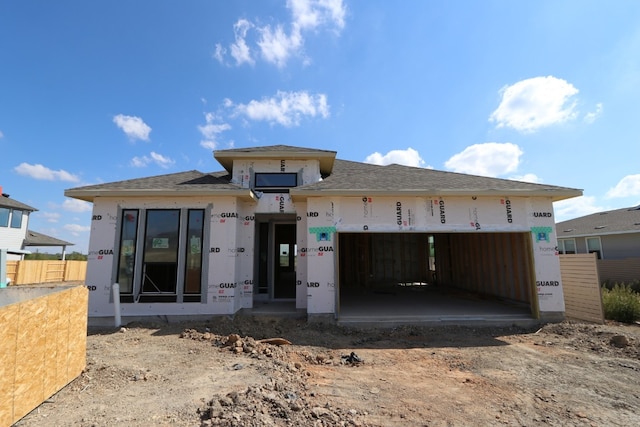 view of property in mid-construction