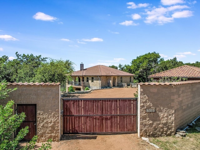 view of gate