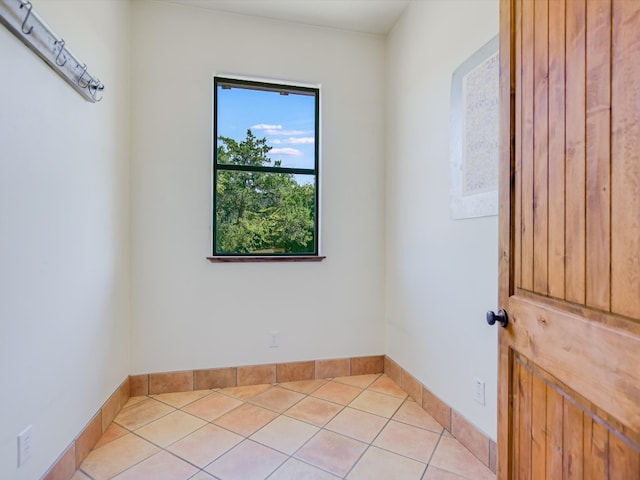 view of tiled empty room