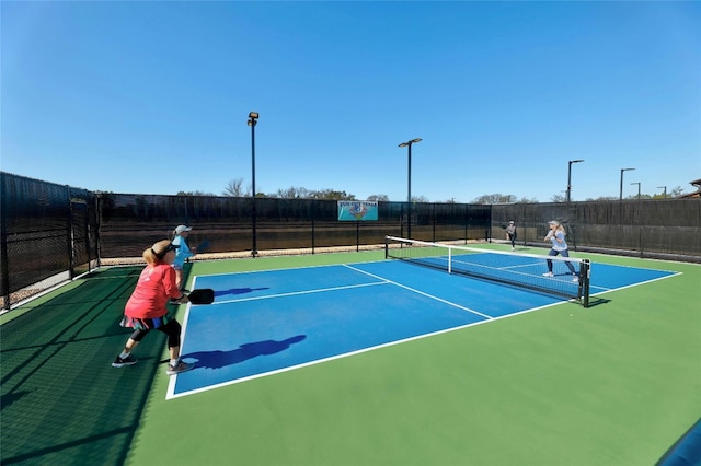 view of sport court