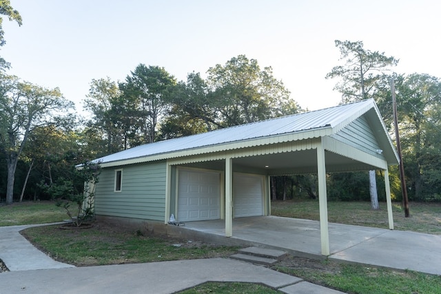 surrounding community featuring an outbuilding