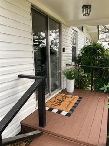 exterior space with a porch