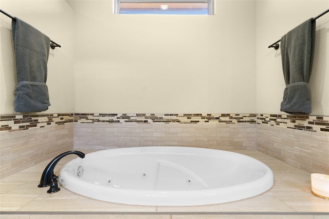 bathroom with a bathing tub