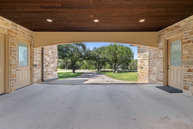 view of patio