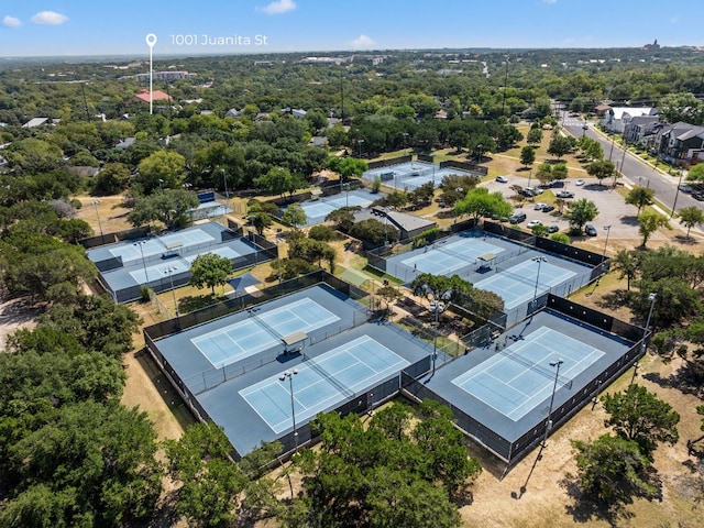 1001 Juanita St, Austin, TX 78704 - bird's eye view