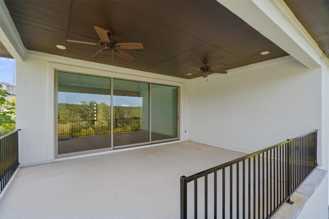 1029 Villa Rialto Vw, Leander, TX 78641 - view of patio with ceiling fan