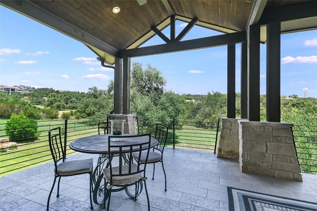 8309 Verde Mesa Cv, Austin, TX 78738 - view of patio with a balcony